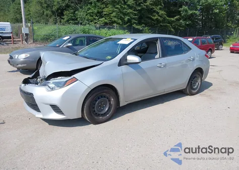 2015 Toyota Corolla Le из США, поврежденный, VIN 2T1BURHE0FC271589